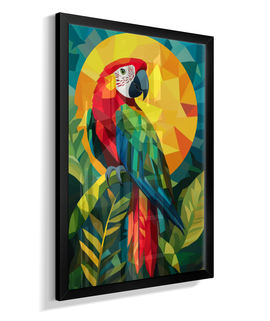 Arara Vermelha Grande - Poesia Colorida do Brasil