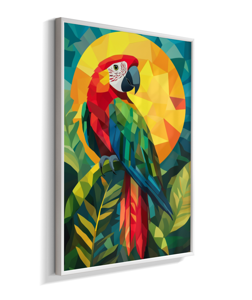 Arara Vermelha Grande - Poesia Colorida do Brasil