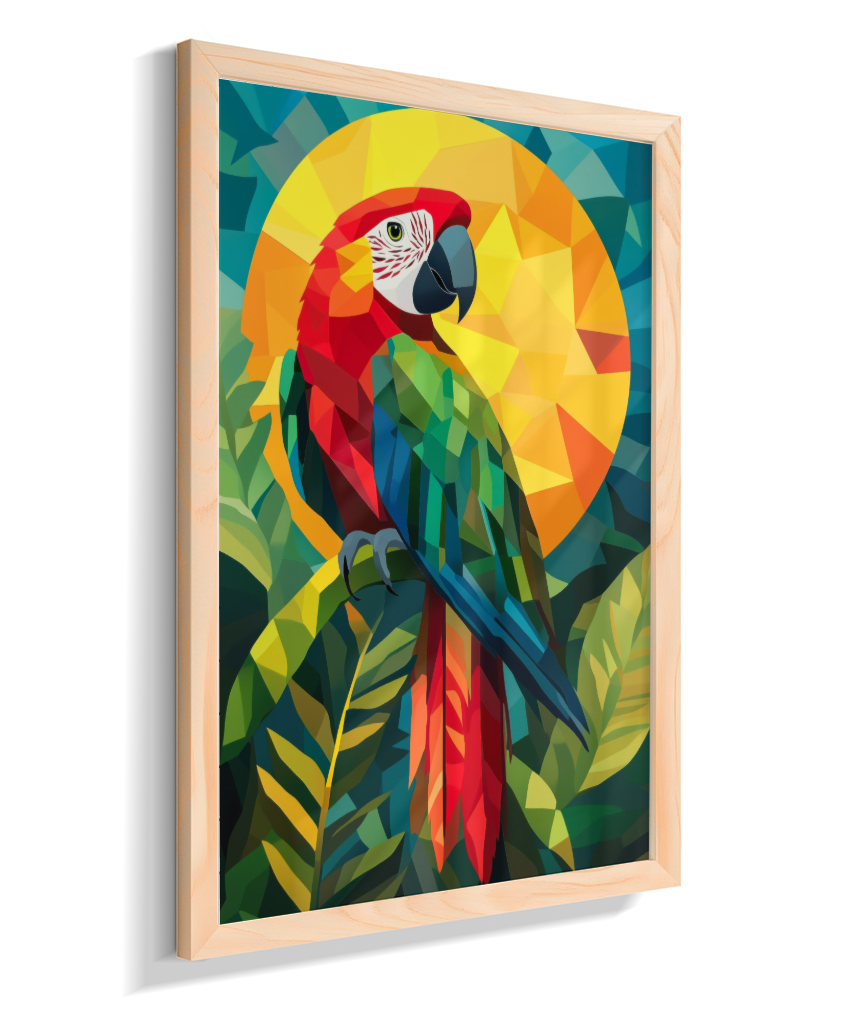Arara Vermelha Grande - Poesia Colorida do Brasil