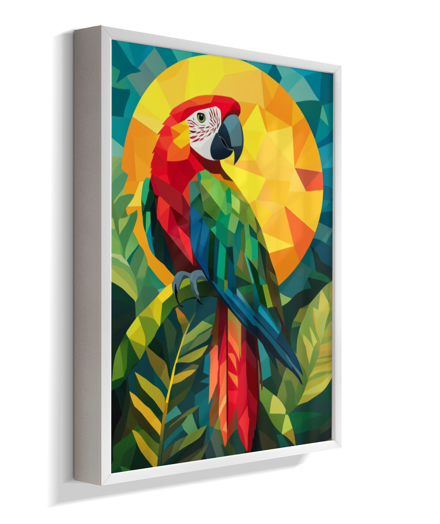 Arara Vermelha Grande - Poesia Colorida do Brasil