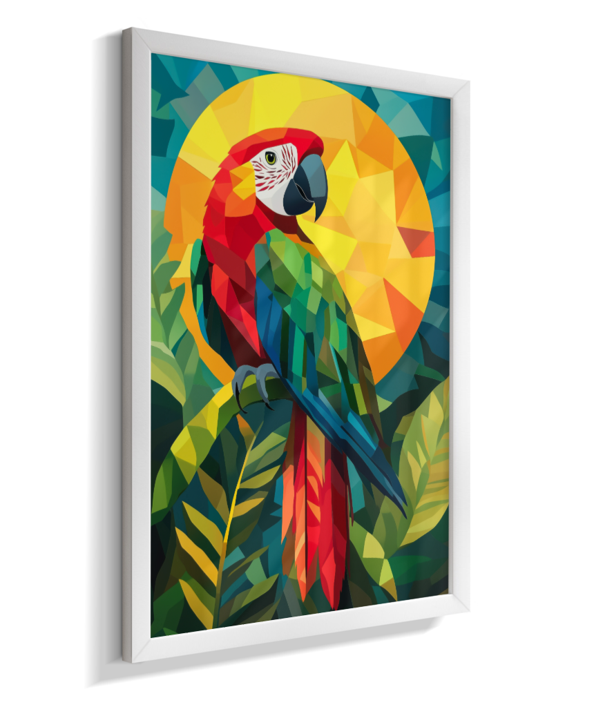 Arara Vermelha Grande - Poesia Colorida do Brasil