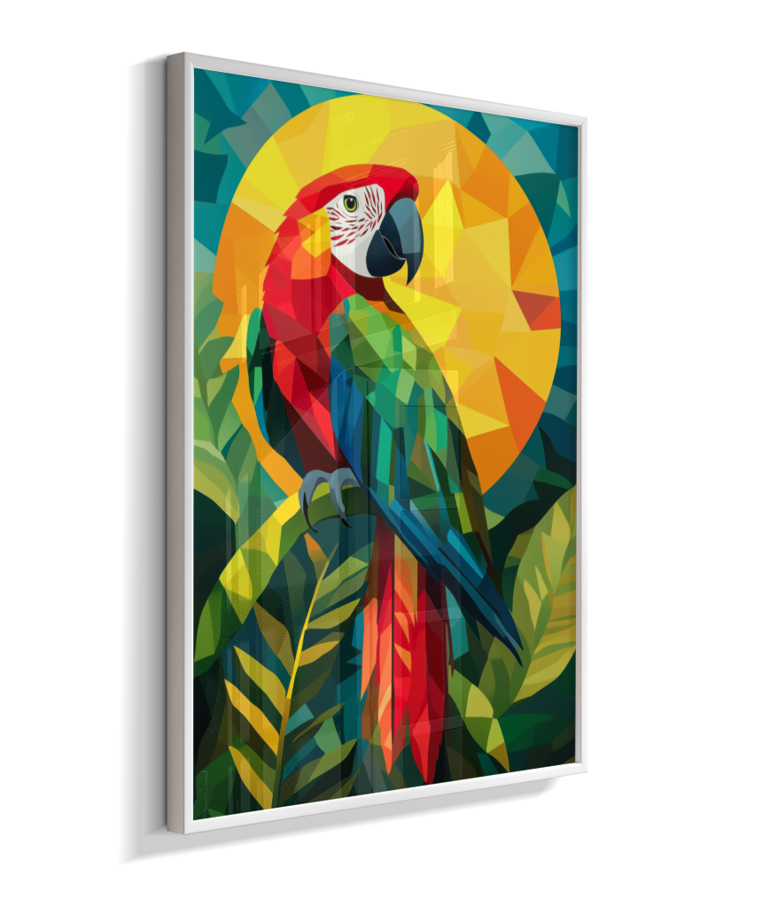 Arara Vermelha Grande - Poesia Colorida do Brasil