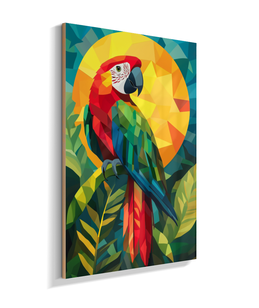 Arara Vermelha Grande - Poesia Colorida do Brasil