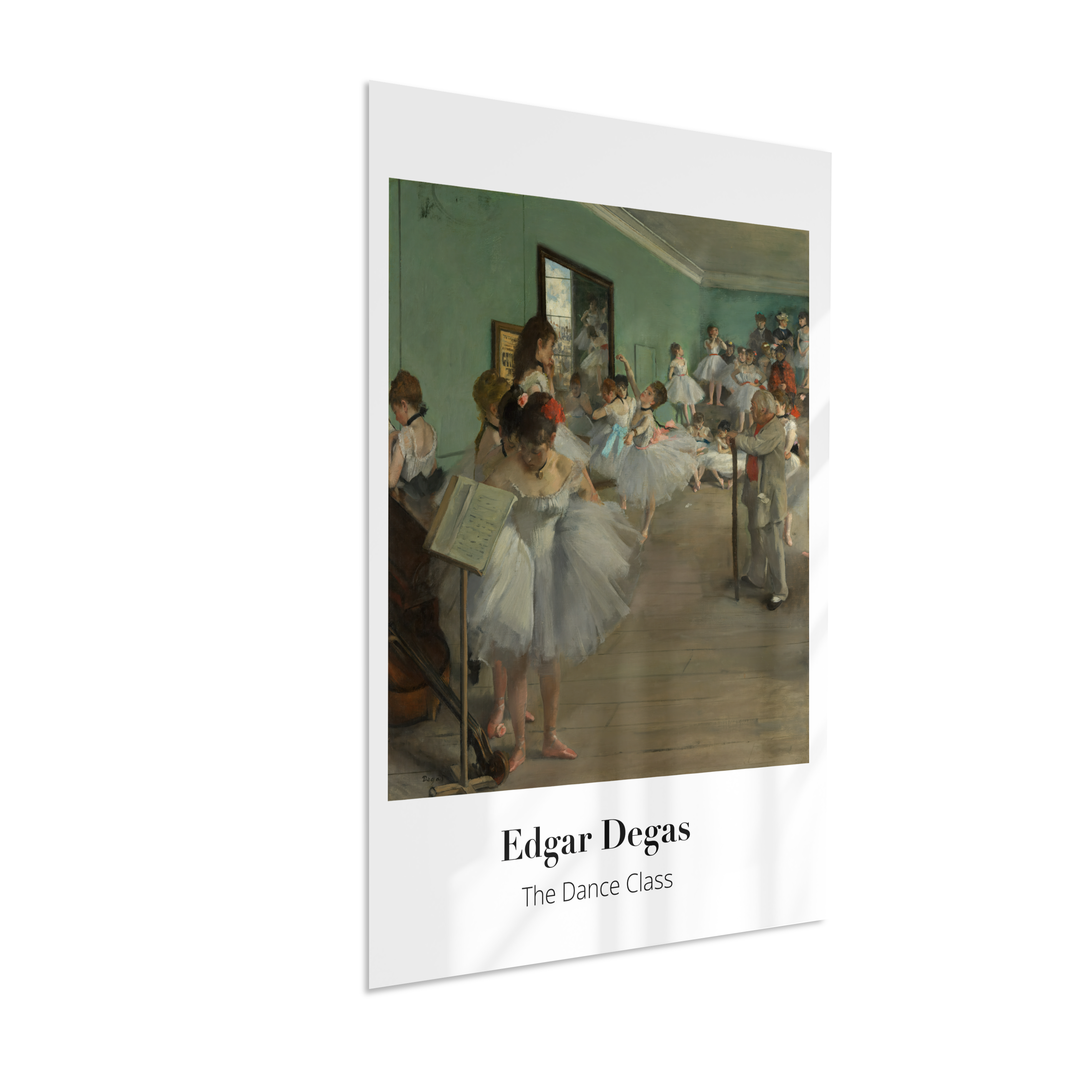 The Dance Class - Edgar Degas - French - 1874