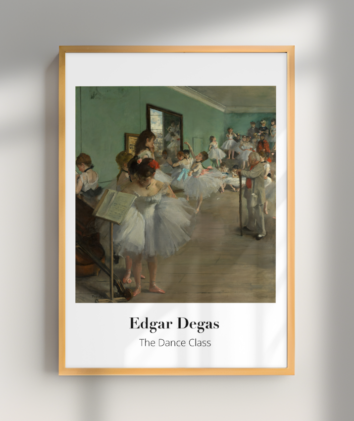 The Dance Class - Edgar Degas - French - 1874